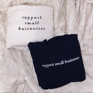 support small businesses hoodies